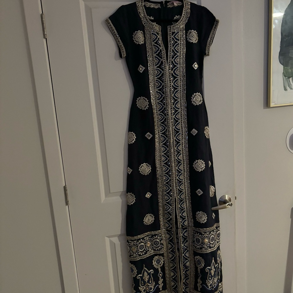 Calypso St. Barth Linen Maxi Dress